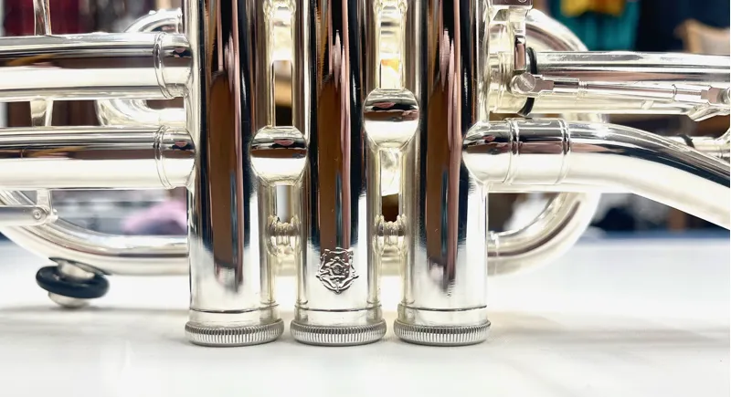 Hanson Championship Model Cornet - 25 year Sheffield Silver plate-2